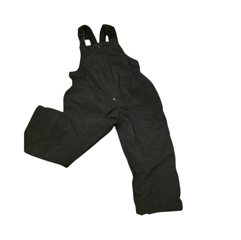 Honors Kids Toddler 2T Black Snow Bib Overalls